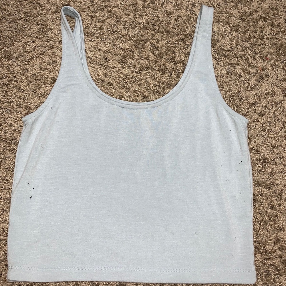 Light Blue Crop top
